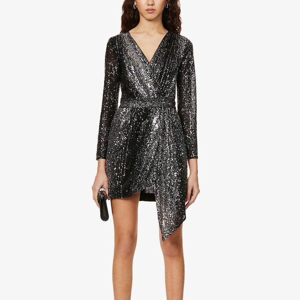 ❤️HOLIDAY SPECIAL❤️ Maje Rileta Sequined Ombre Mini Dress
